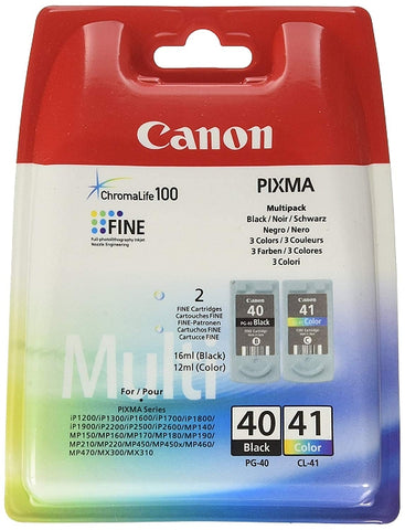 Canon PG-40 and CL-41 Twinpack Of Ink Cartridges