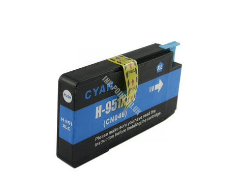 Compatible HP 951XL High Capacity Cyan Ink Cartridge