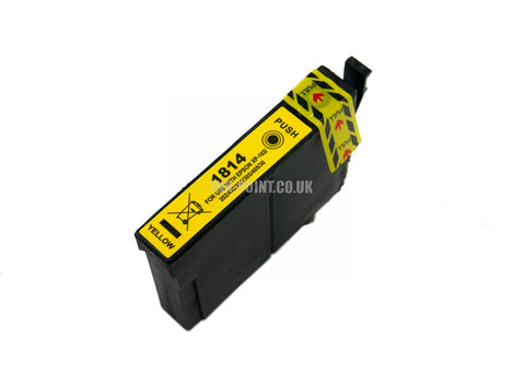 Compatible Epson T1814 XL Yellow Ink Cartridge