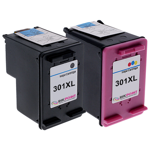 Compatible HP 301XL Black & HP 301XL Tri-Colour Ink Cartridge Pack