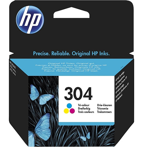 HP 304 Tri-Colour Ink Cartridge