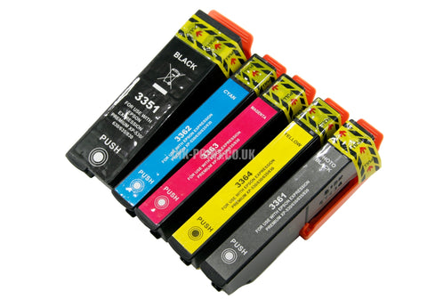Compatible Epson T33XL Multipack of 5 Ink Cartridges
