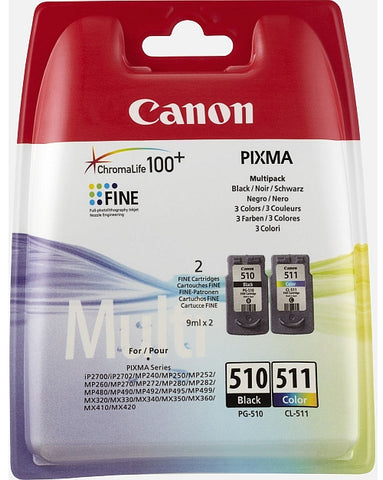 Canon PG-510 and CL-511 Twinpack of Ink Cartridges
