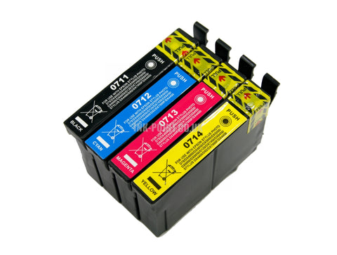 Compatible Epson T0715 Multipack of 4 Ink Cartridges