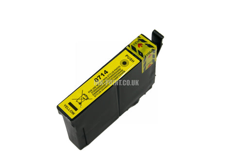 Compatible Epson T0714 Yellow Ink Cartridge