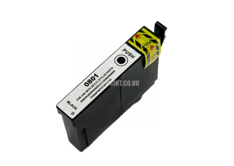 Compatible Epson T0801 Black Ink Cartridge