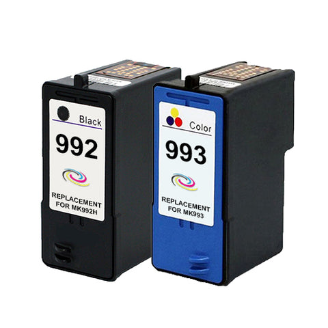 Compatible Dell MK992 / MK993 Black & Colour Ink Cartridge Pack