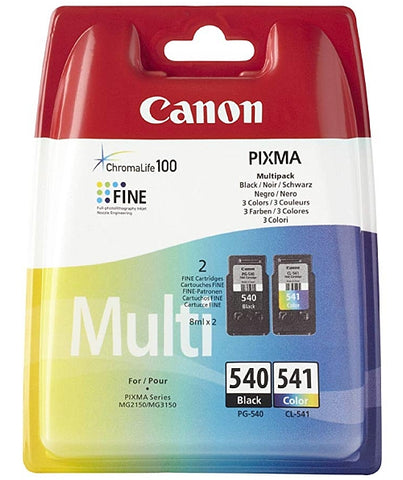 Canon PG-540 and CL-541 Multipack Of Ink Cartridges