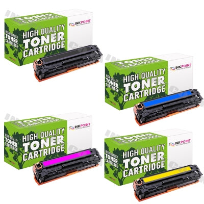 Compatible HP 125A (CB540A, CB541A, CB542A, CB543A) Multipack Of Toner Cartridges