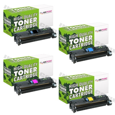 Compatible HP 122A (Q3960A, Q3961A, Q3962A, Q3963A) Multipack Of Toner Cartridges