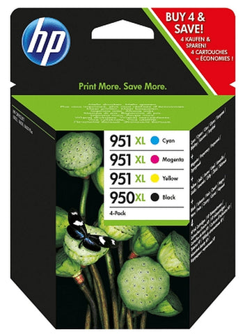 HP 950XL & 951XL Multipack of High Capacity Ink Cartridges