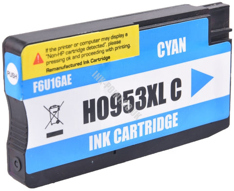 Compatible HP 953XL High Capacity Cyan Ink Cartridge