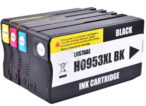 Compatible HP 953XL High Capacity Multipack of 4 Ink Cartridges