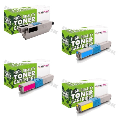 Compatible OKI C301 Multipack Of 4 Toner Cartridges